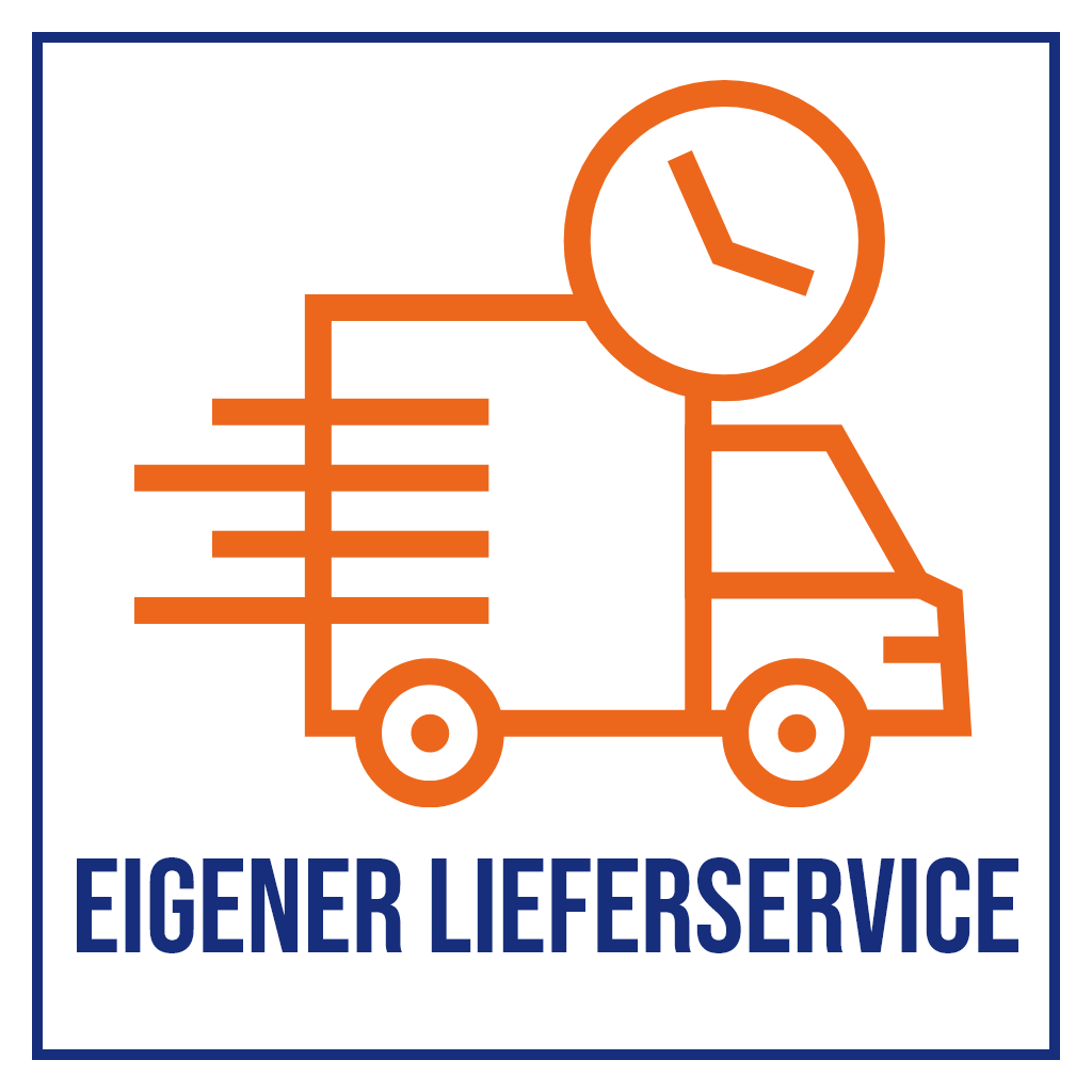 Unser eigener Anlieferungsservice Unser eigener Anlieferungsservice